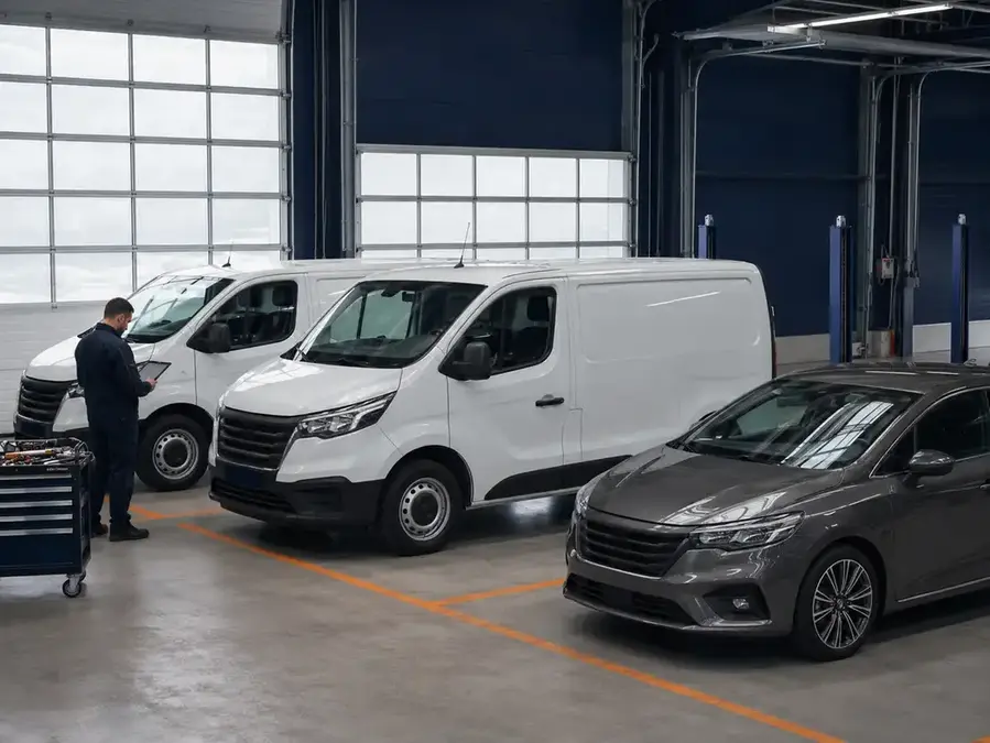 Prise en charge de véhicules professionnels et de flottes automobiles